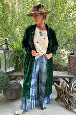 Load image into Gallery viewer, Golden Slumber Duster - Emerald
