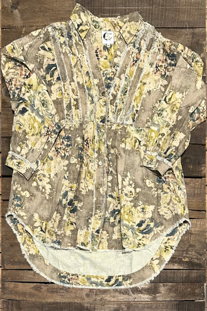 Classic Days Top - Vintage Floral