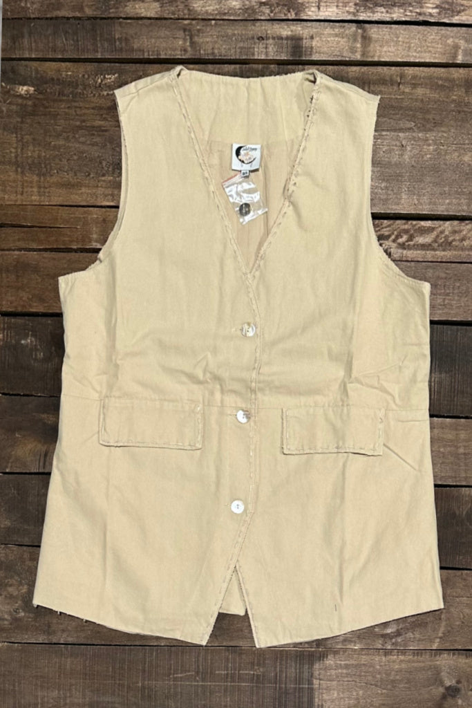 Harvest Winds Vest - Taupe