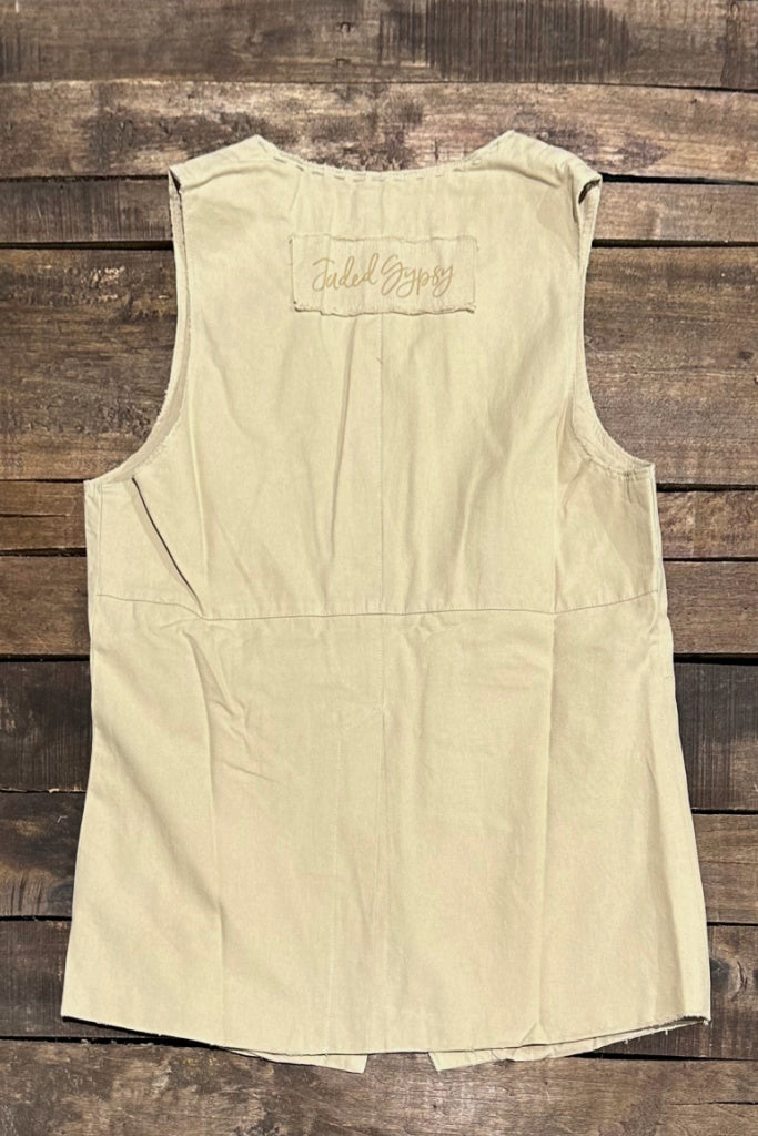 Harvest Winds Vest - Taupe