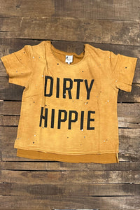 Dirty Hippie Tee - Mustard