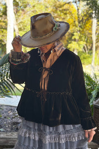 Rustic Evening Velvet Jacket