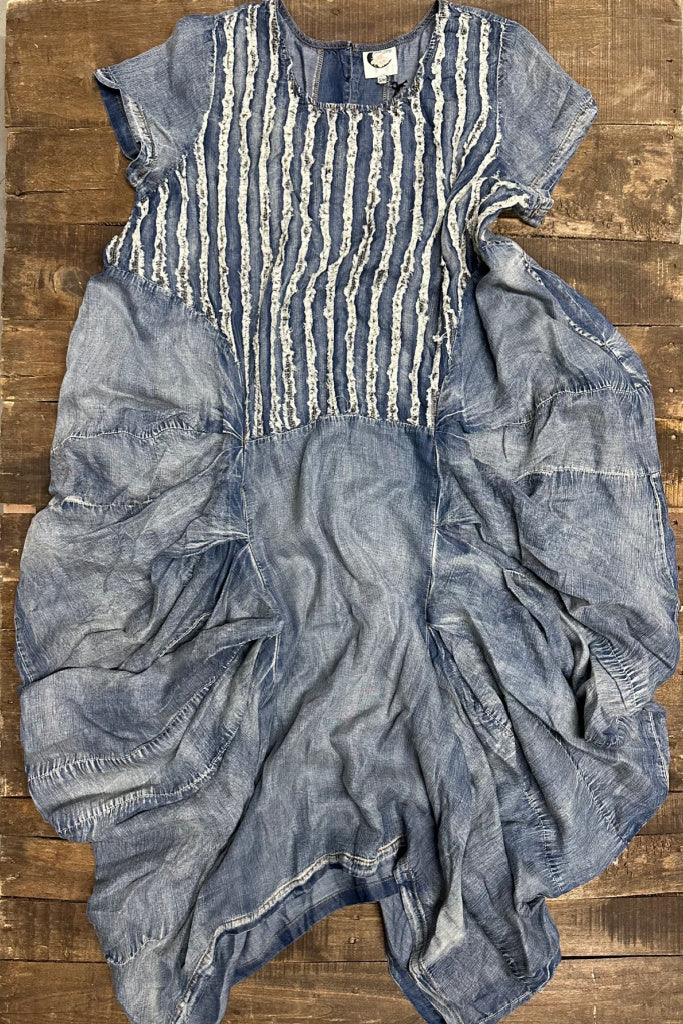 Gather Together Dress - Chambray