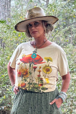 Load image into Gallery viewer, Moon Dance Tee - Floral Views
