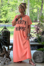 Load image into Gallery viewer, Dirty Hippie Dress - Vintage Tangerine
