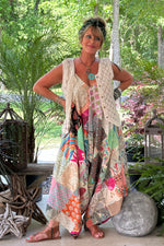 Load image into Gallery viewer, Patchwork Sunrise Jumpsuit JG-44A
