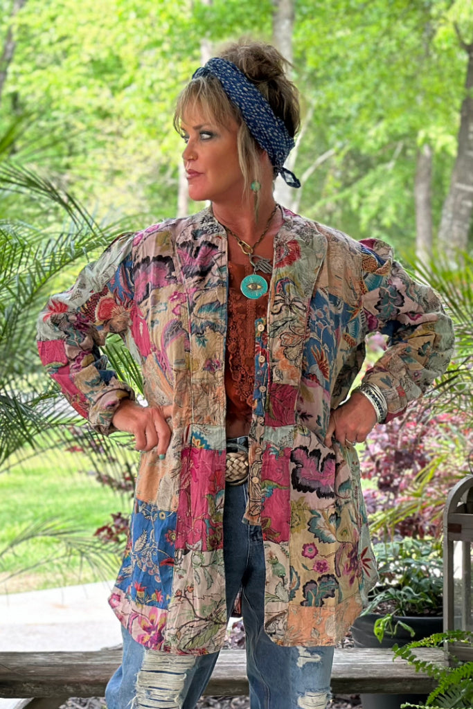 Good Times Military Jacket - Floral