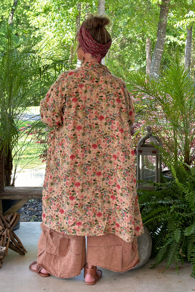 Cottage Meadows Duster - Rose
