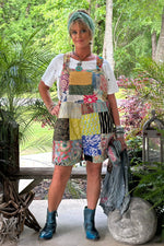 Load image into Gallery viewer, Patchwork Sunrise Overalls JG-143
