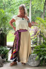 Load image into Gallery viewer, Sari Sunrise Long Wrap Skirt
