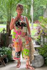 Load image into Gallery viewer, Patchwork Gardens Overalls
