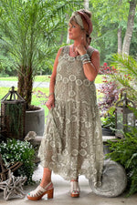 Load image into Gallery viewer, Garden Bliss Dress - Vintage Stone
