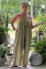 Load image into Gallery viewer, Bittersweet Romper - Vintage Olive
