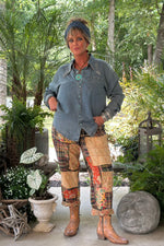 Load image into Gallery viewer, Traveling On Pants - Patch Medley
