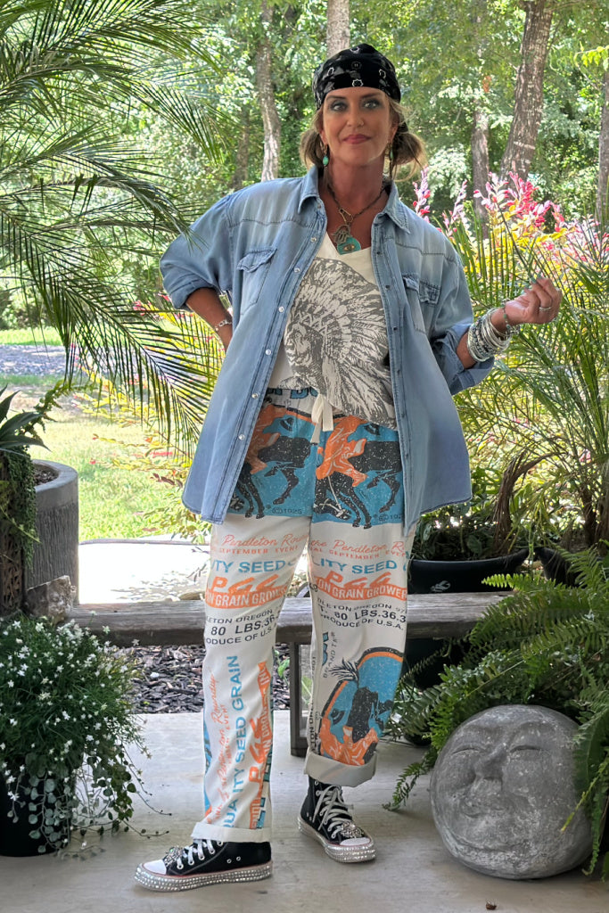 Garden Gathering Pant - Let Er Buck