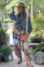 Load image into Gallery viewer, Stormy Night Pants - Plaid
