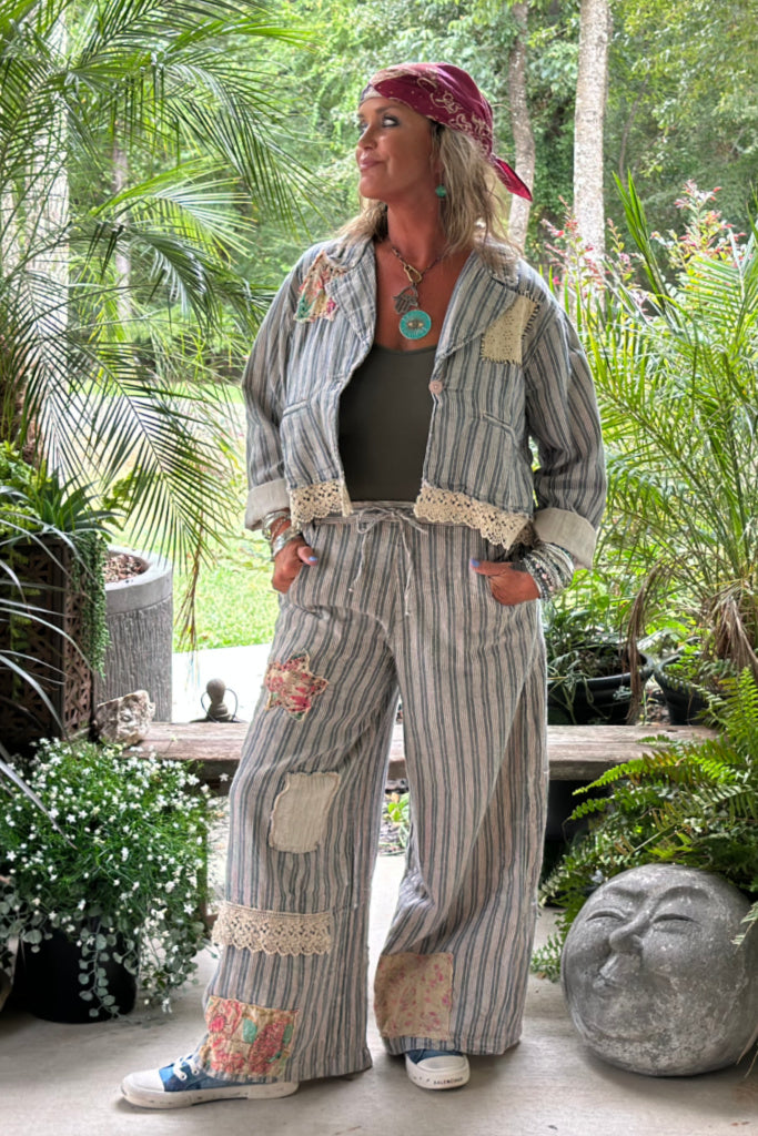 Lined Up Trouser Pants