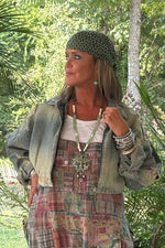 Load image into Gallery viewer, Uptown Crop Denim Jacket
