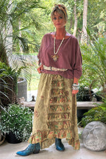 Load image into Gallery viewer, Fields of Dreams Skirt - Moss
