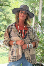 Load image into Gallery viewer, Midnight Walks Jacket - Plaid Patch
