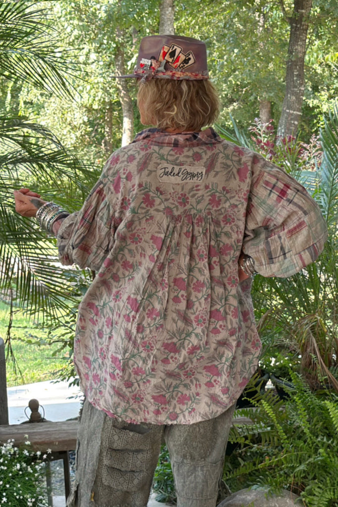 Harvest Treasures Tunic - Plum Floral