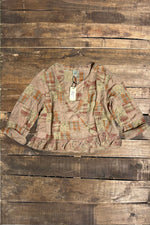 Load image into Gallery viewer, Apricot Fields Wrap Top
