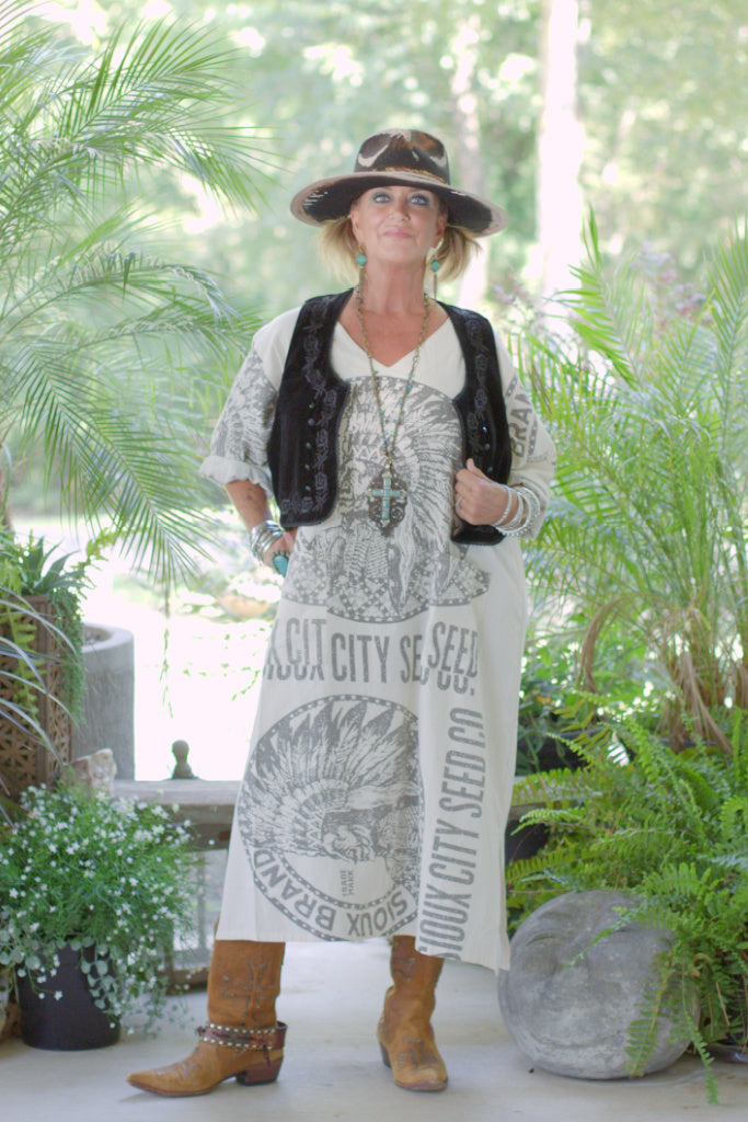 Weekend Mercantile Long Sleeve Dress - Sioux City
