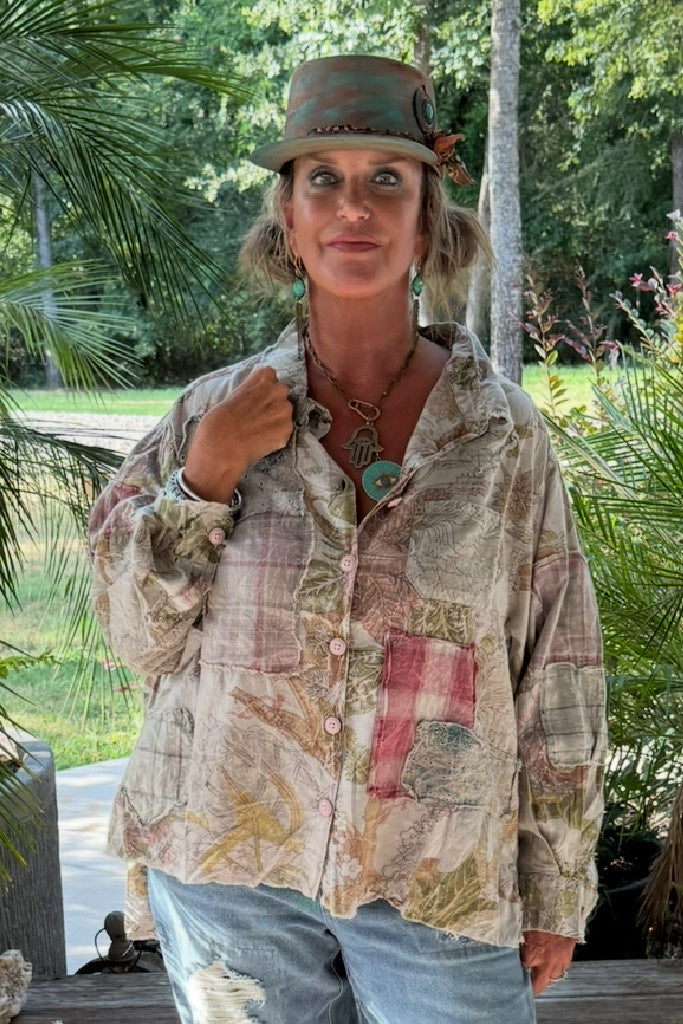 Enchanted Fields Top - Ash