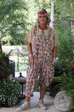 Load image into Gallery viewer, Endless Journey Overalls - Charcoal Plaid
