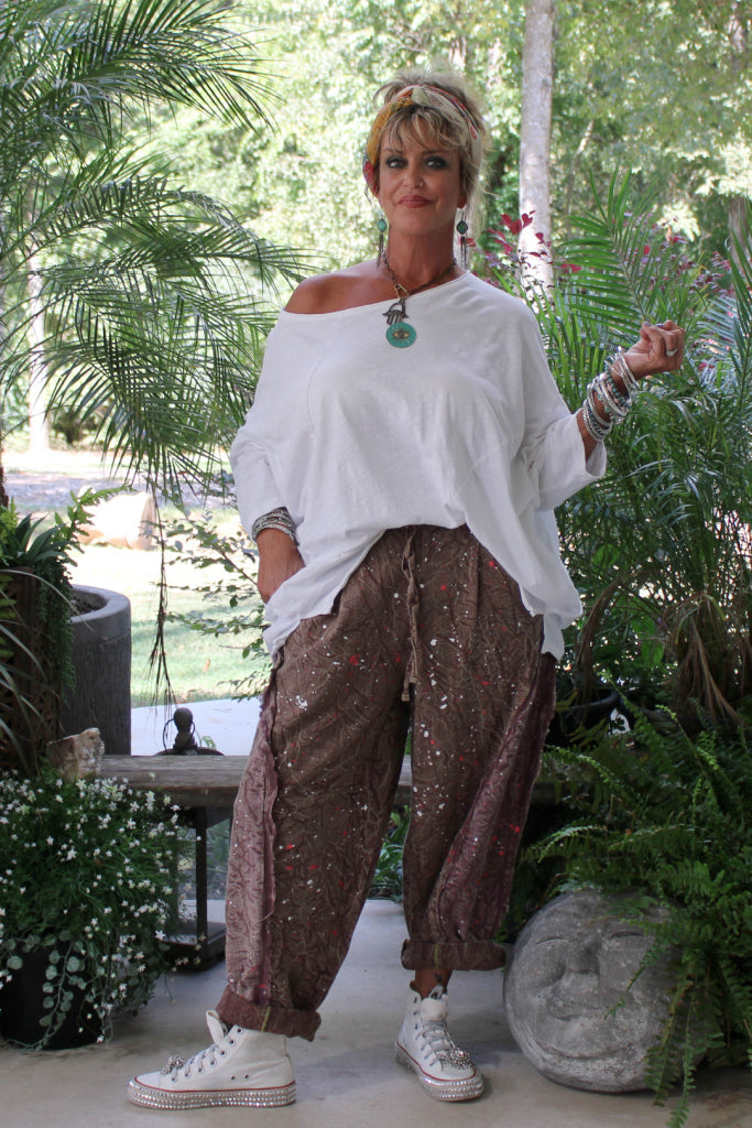 Taking Sides Pants - Sunset