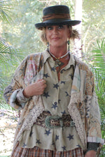 Load image into Gallery viewer, Starburst Top - Navy Star
