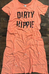 Dirty Hippie Dress - Vintage Tangerine