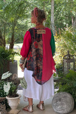 Load image into Gallery viewer, Sari Sunrise Kimono JG-08
