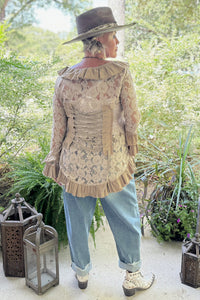 Swoon With Grace Jacket - Taupe