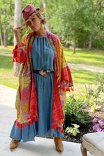 Load image into Gallery viewer, Kantha Sunrise Kimono JG-30
