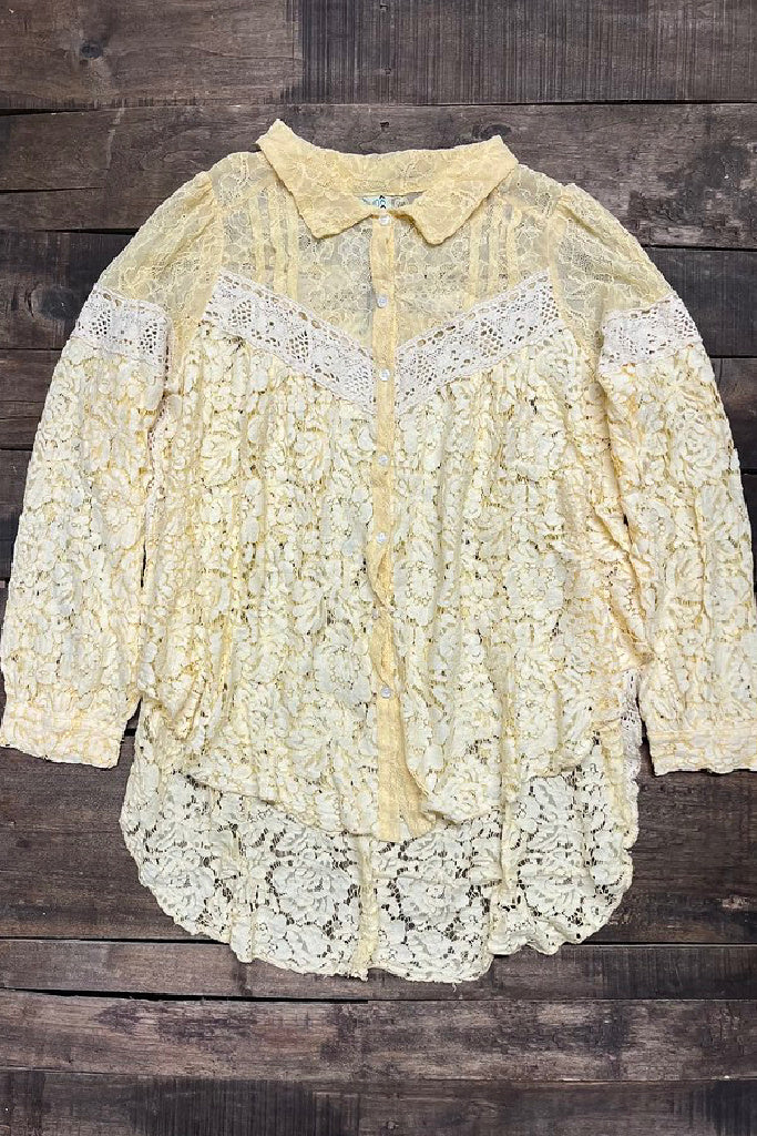 Floral Medley Shirt - Dandelion