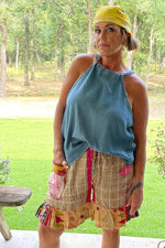 Load image into Gallery viewer, Kantha Sunrise Shorts JG-81
