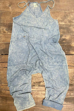 Load image into Gallery viewer, Can&#39;t Miss This Romper - Vintage Denim
