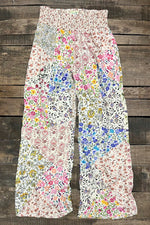 Load image into Gallery viewer, Patchwork Dreams Pants - Floral JG-02
