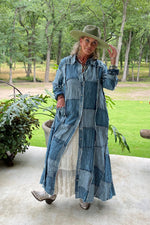 Load image into Gallery viewer, Patchwork Skies Dress/Duster
