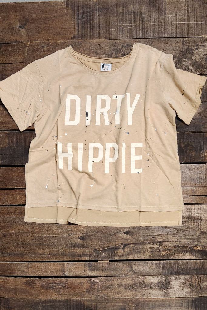 Dirty Hippie Tee - Vintage Tan