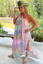 Load image into Gallery viewer, Patchwork Dreams Maxi Dress JG-116
