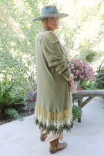 Load image into Gallery viewer, In The Moment Duster - Vintage Olive
