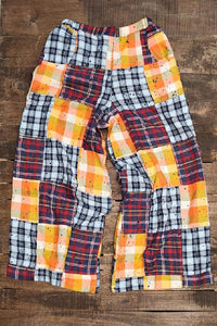 Mixed Up Flannel Pants - Mango