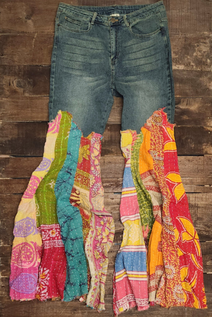 Got You Covered Kantha Jeans