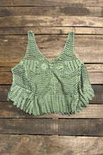 Load image into Gallery viewer, Layered Up Tank - Vintage Olive
