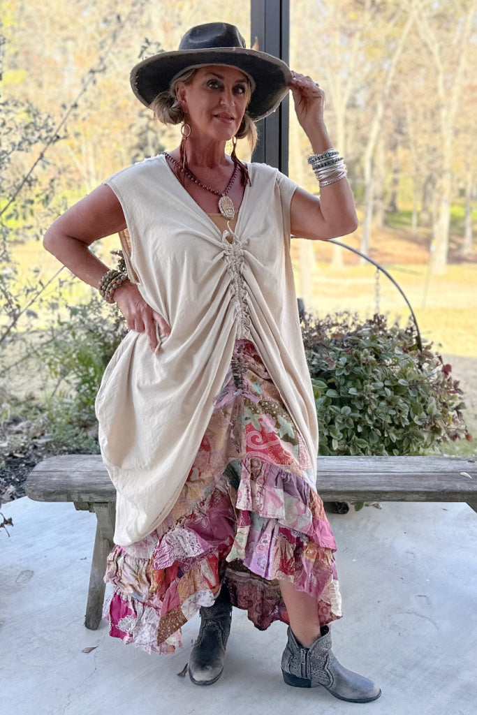 Dune Breeze Tunic - Parchment