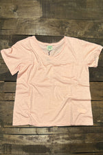 Load image into Gallery viewer, Moon Dance V-Neck Tee - Blush
