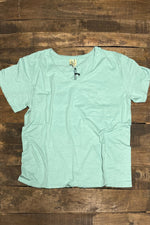 Load image into Gallery viewer, Moon Dance V-Neck Tee - Ocean
