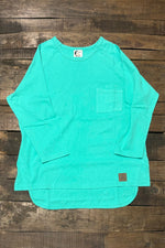 Load image into Gallery viewer, Wandering Meadow Sweatshirt - Turquoise
